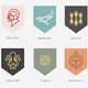 Illustration for article titled The Game of Thrones House Sigils, Redesigned as Corporate Logos